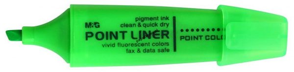 Zakreślacz Point Liner AHM21572 M&G zapachowy ścięta końcówka 1-4 mm zielony