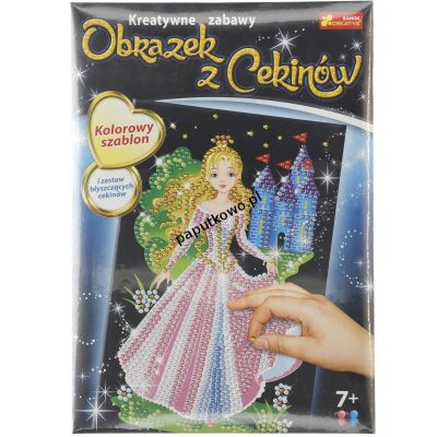 Cekiny Ranok Creative CEKINOWY OBRAZEK KRÓLEWNA (22126)