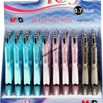 Długopis M&G ICY, niebieski wkład 0,7 mm (ABP85073) 1