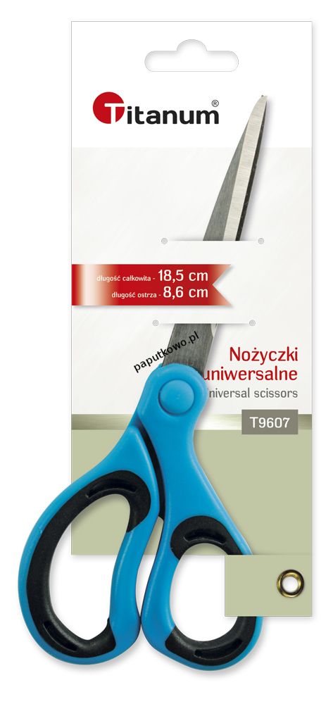 Nożyczki Titanum soft 18,5 cm (T9607)