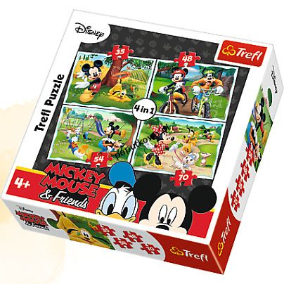 Puzzle Trefl Disney 4W1 (34261)