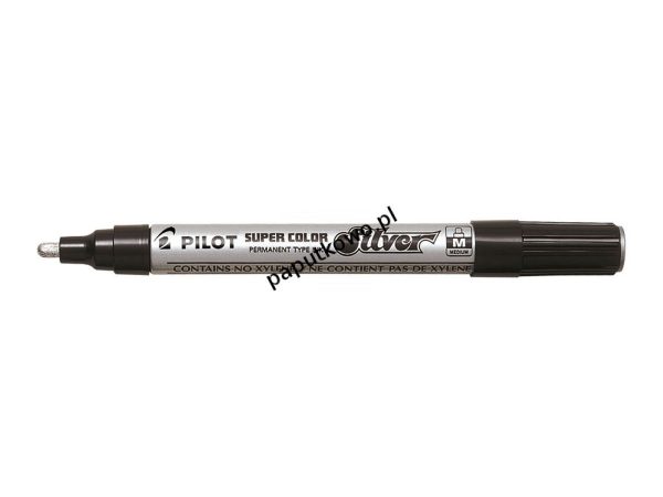 Marker olejowy Pilot, srebrny wkład 2,0 mm