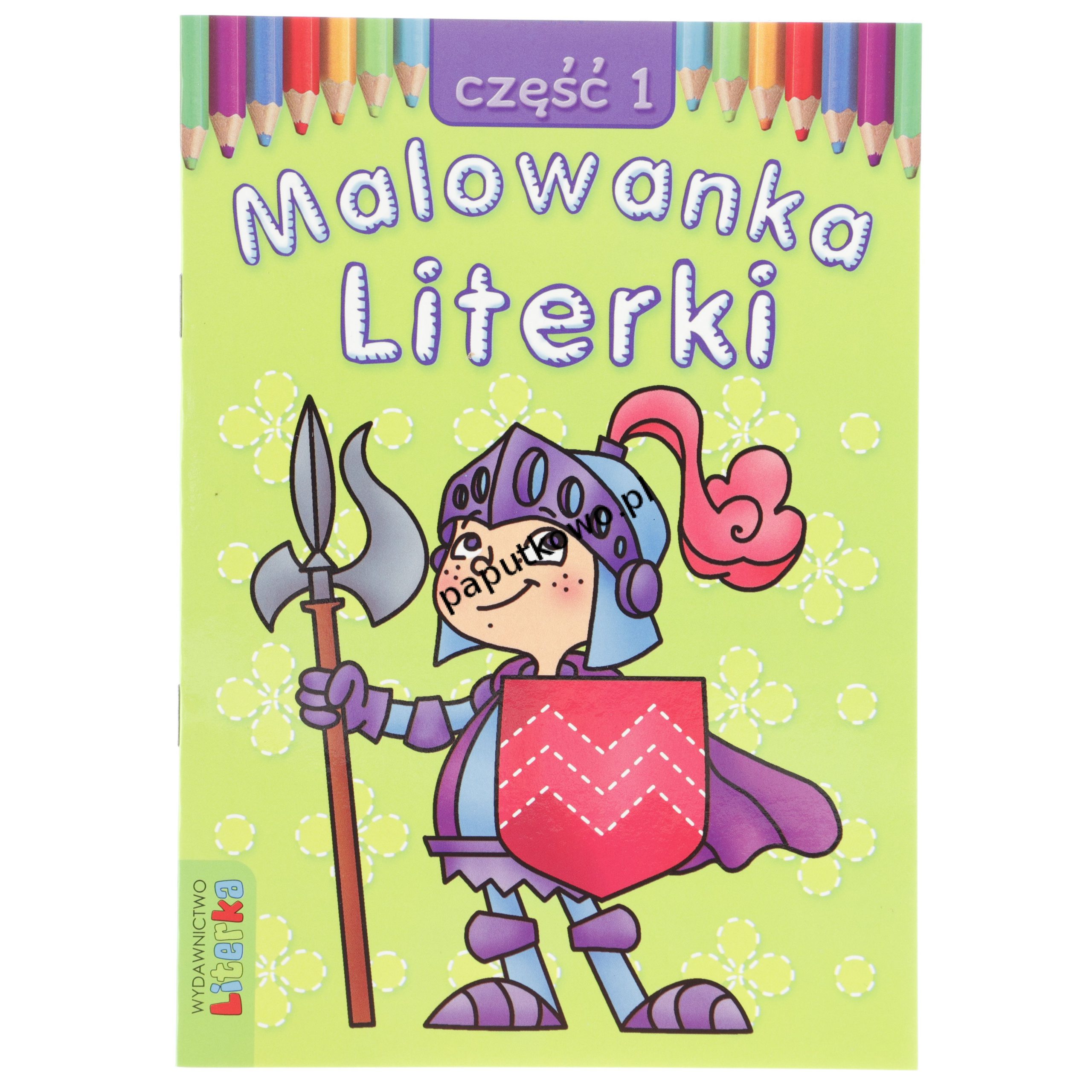 Książeczka edukacyjna Literka Malowanka - Literki część 1