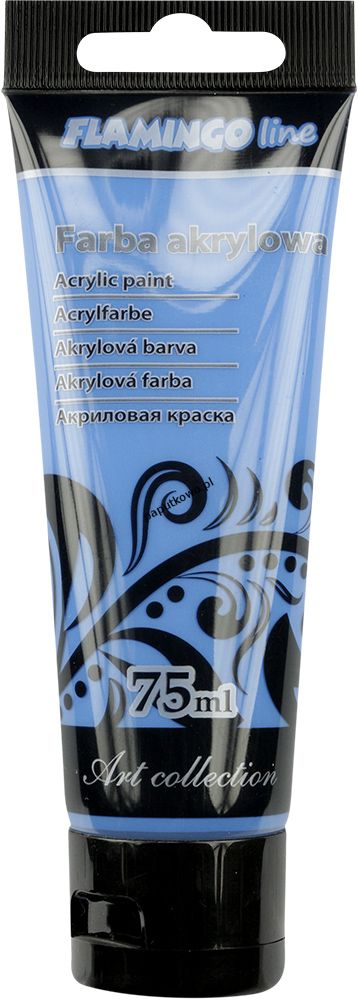 Farba akrylowa Flamingo Line kolor: niebieski 75 ml 1 kol. (066)