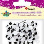 Oczy Titanum Craft-Fun Series ruchome 8mm