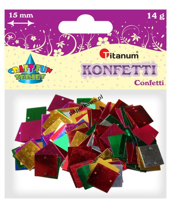 Konfetti Titanum Craft-fun Craft-Fun Series kwadraty (BS016)