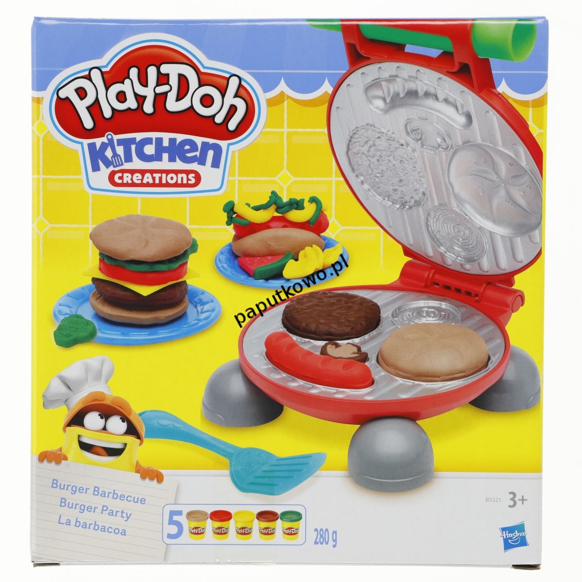 Ciastolina Hasbro hamburgery play-doh (B5521)