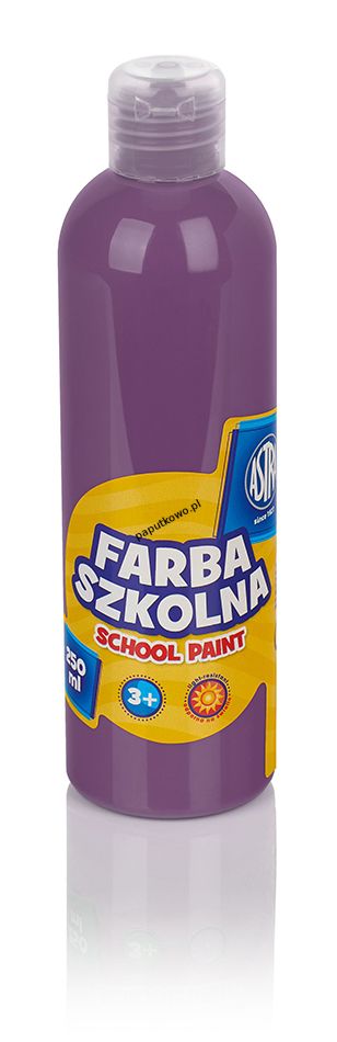 Farby plakatowe Astra szkolne kolor: śliwkowy 250 ml 1 kol.
