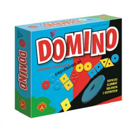 Gra logiczna Domino Alexander koloru i kształtu
