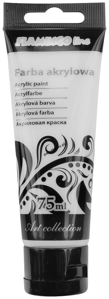 Farba akrylowa Flamingo Line kolor: srebrny 75 ml 1 kol. (111)