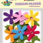 Naklejka (nalepka) Titanum Craft-fun Craft-Fun Series filc – kwiatki 80 mm (DF009A) 1