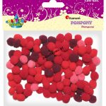 Pompony Titanum Craft-fun Craft-Fun Series Pompony czerwony 120 szt (0126R)