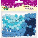 Pompony Titanum Craft-fun Craft-Fun Series Pompony niebieski 120 szt (0126BL)