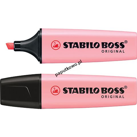 Zakreślacz Stabilo BOSS, różowy wkład 2,0-5,0 mm (70/129)