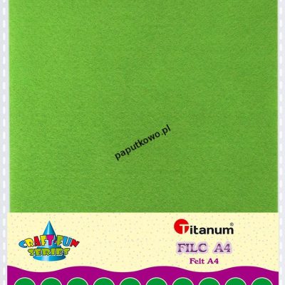 Filc Titanum Craft-fun Craft-Fun Series kolor: zielony jasny 10 ark