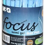 Długopis M&G Focus Semi Gel, niebieski wkład 0,5 mm (ABP62977)