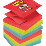 Notes samoprzylepny Post-It Super Sicky Z-Notes R330-6SSP mix 540k 76x76 mm (3M-70005253573)