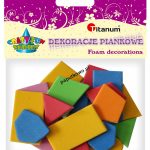 Dekoracje piankowe Titanum Craft-Fun Series Figury geometryczne mix kolorów 1