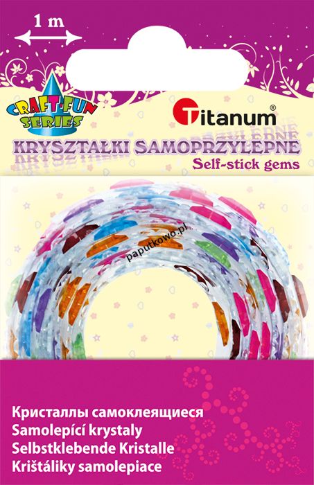 Kryształki Titanum Craft-fun Craft-fun taśma kryształki mix (TZ035-3)