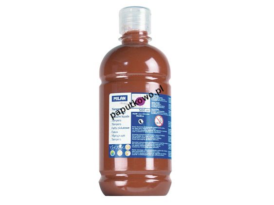 Farba tempera Milan kolor: brązowy 500 ml (3670)