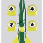 Nożyczki dekoracyjne Titanum Craft-fun Boże Narodzenie nożyczki i dziurkacze kreatywne 16,5 cm (T-8603BN)