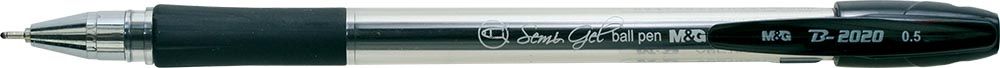 Długopis z zatyczką B-2020 ABP18771 M&G  0,5 mm wkład hybrydowy czarny 1