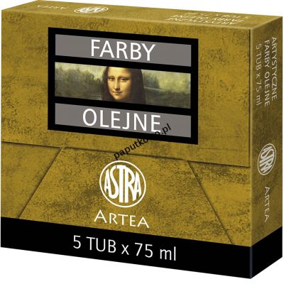 Farba olejna Astra kolor: biały tytanowy 75 ml 1