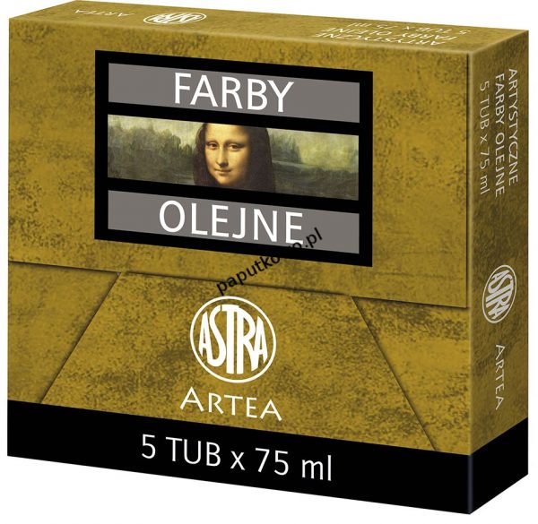 Farba olejna Astra kolor: biały tytanowy 75 ml