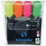 Zakreślacze Schneider Job 4 kolory (1500) 1