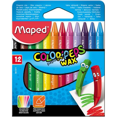 Kredki świecowe Maped Colorpeps kredki 12 kol