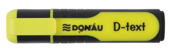 Zakreślacz Donau D-Text, żółty wkład 1,0-5,0 mm (7358001PL-11)