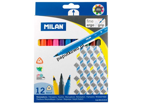 Flamastry Milan 12 kolorów (06121212)