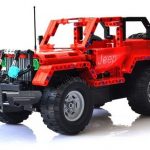 Zestaw kreatywny Gimmik jeep wrangler do zbudowania z klocków zdalnie strowany (c51001W)