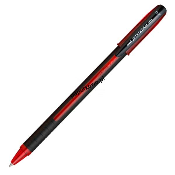 Długopis z wymiennym wkładem UNI SX-101 czerwony 1