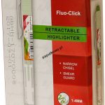 Zakreślacz M&G Fluo-Click automatyczny, zielony 1,0-4,0 mm (AHM27371)