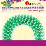 Kryształki Titanum Craft-fun Craft-fun taśma kryształki zielony (TZ022-1) 1