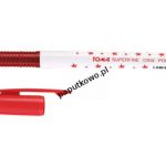 Długopis Toma CZERONY, czerwony wkład 0,5 mm (TO-059)