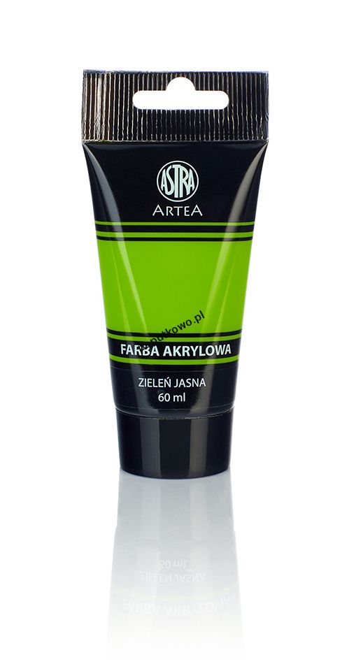 Farba akrylowa Astra kolor: zielony jasny 60 ml 1 kol.