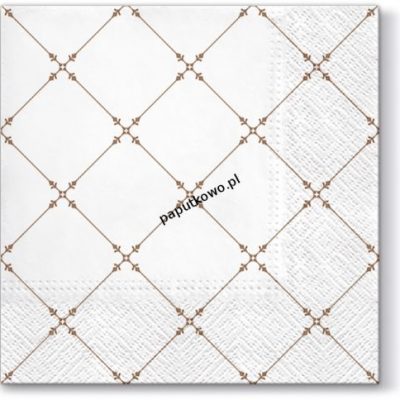 Serwetki Paw Lunch Subtle Grid kolor: mix nadruk 330 mm x 330 mm (SDL095600) 1