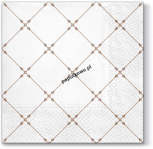 Serwetki Paw Lunch Subtle Grid kolor: mix nadruk 330 mm x 330 mm (SDL095600)