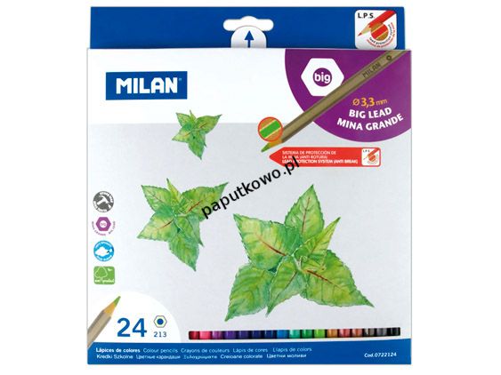 Kredki ołówkowe Milan 24 kolory (722124)