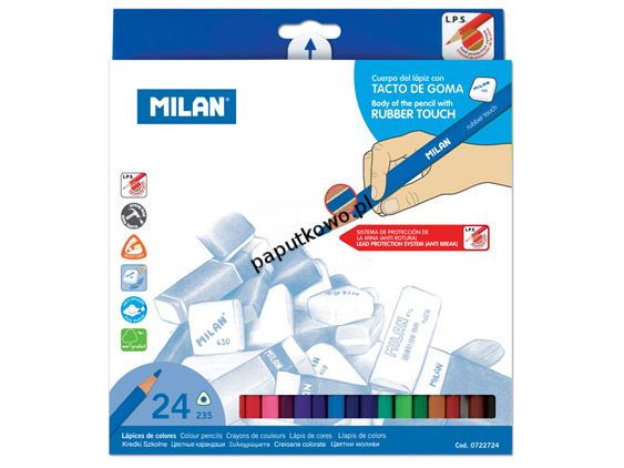 Kredki ołówkowe Milan 24 kol. (722724)