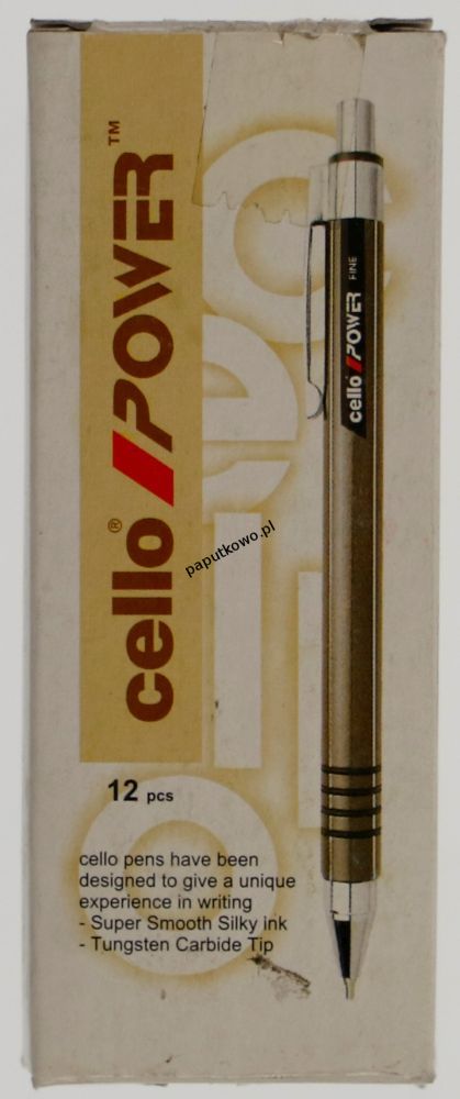 Długopis Cello, czarny wkład 0,6 mm (DL5042)