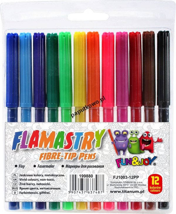 Flamaster Fun&Joy 12 kol. (FJ1003-12PP)