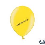 Balon gumowy pastelowy Partydeco Party Deco BALONY STRONG PASTEL cytrynowy 50 szt (SB12P-084/50)