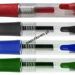 Komplet długopisów żelowych automatycznych GP1102 4 kolory 1