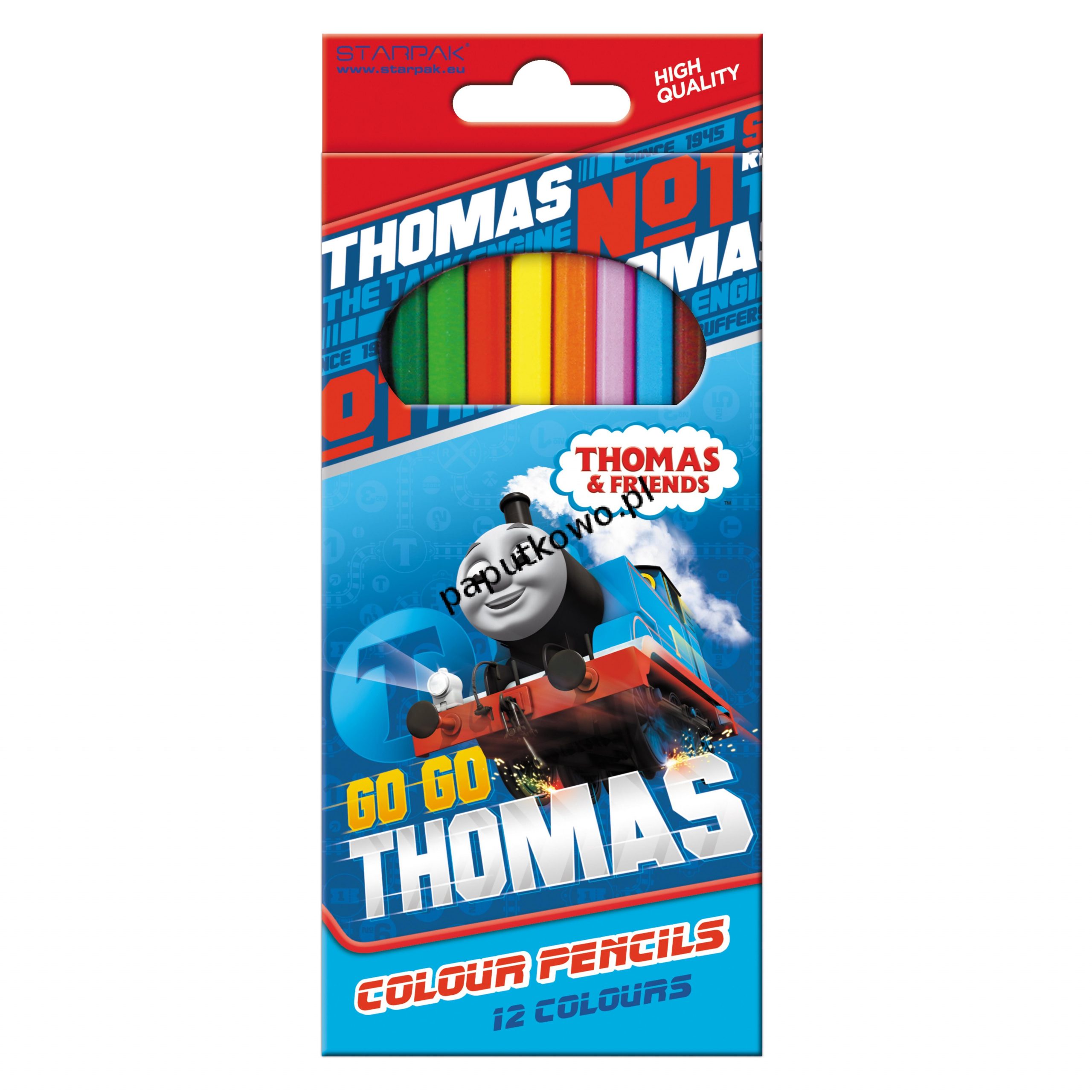 Kredki ołówkowe Starpak Thomas & Friends 12 kol. (253025)