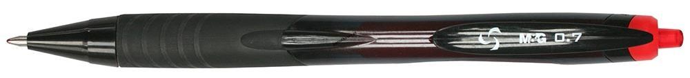 Długopis M&G V-GRIP, czerwony wkład 0,7 mm (AGP87373) 1