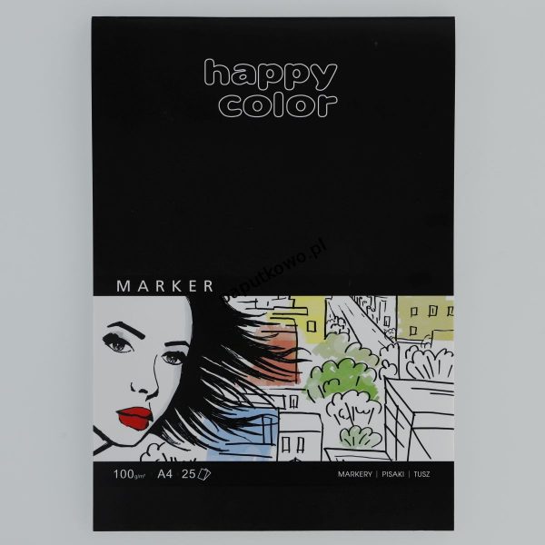 Blok artystyczny Gdd Happy Color do markerów A4 100g 25k (HA 3710 2030--A25)