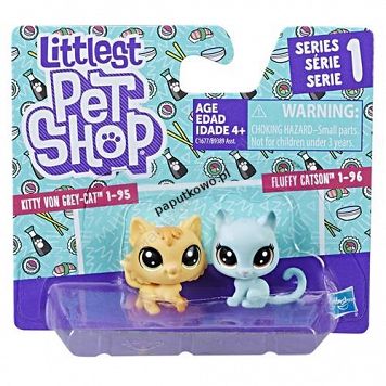 Figurka zestaw Hasbro Littlest Pet Shop MINI ZWIERZĄTKA 2 SZTUKI (B9389)